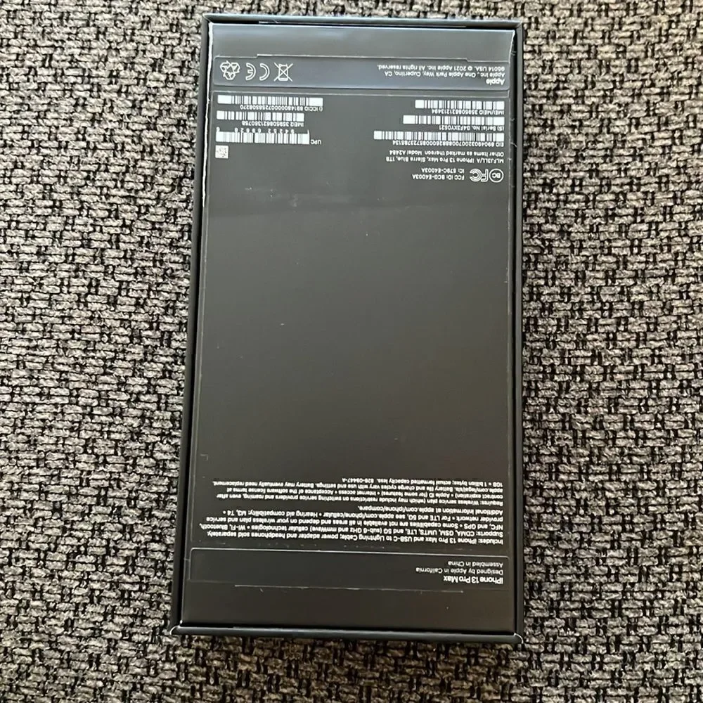 Apple Iphone 13 pro max  box